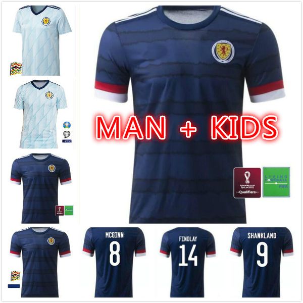 

2020 scotland men + kids soccer jersey 2021 football shrits 21 22 camiseta futbol robertson fraser naismith mcgregor maillots de foot, Black;yellow