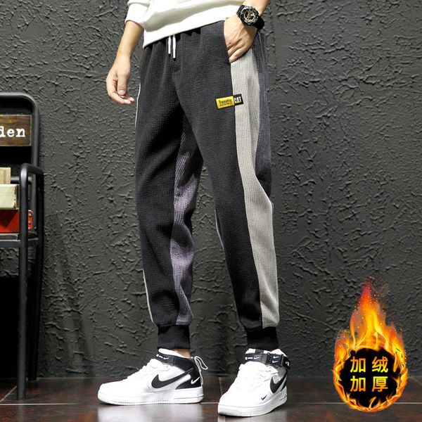 

lianxu men's clothing - cashmere pants in autumn and winter 2020, Black