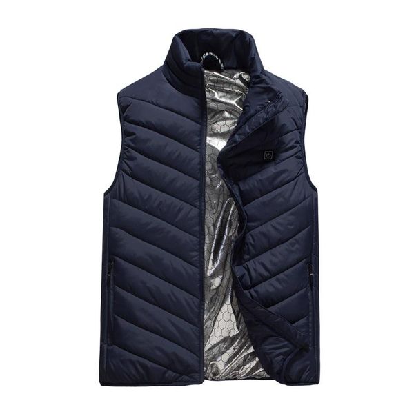 

mens fever vest mens jacket sleeveless vest winter male keep warm sleeveless jacket coats men stand collar waistcoats clothing, Black;white