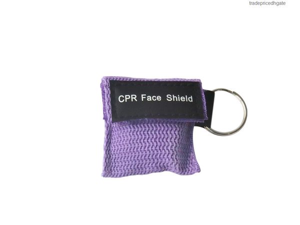 

approved reusable mask 50pcs/lot cpr keychain emergency eand face shield first aid survival 8 colors for choice 912j9