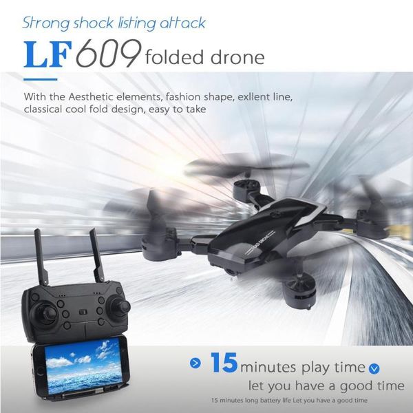 

drones rctown lf609 wifi fpv drone profesional rc quadcopter with 0.3mp/2.0mp camera remote control