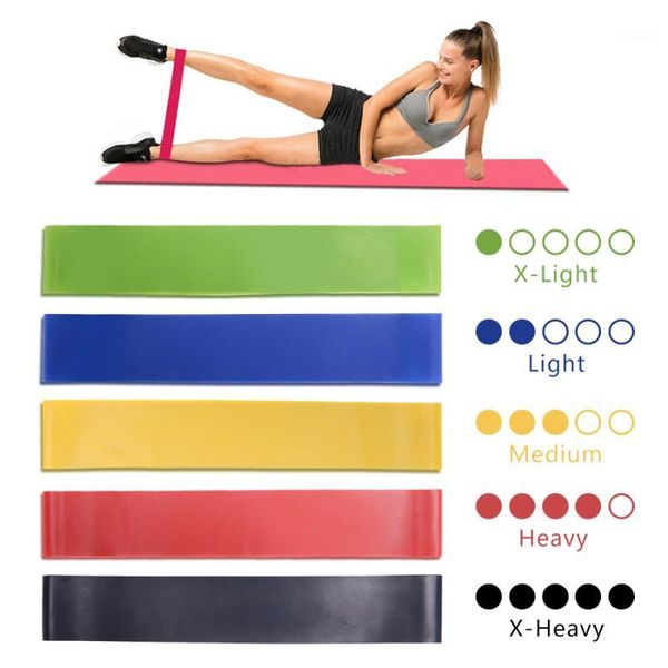 

resistance bands training fitness gum workout gym strength 5 level rubber pull rope for yoga pilates home equipment1