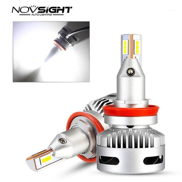 

car headlights novsight h11 h8 h7 led lights for projectors type style 90w 12000lm 6500k white d1 d2 9005 headlight bulb1