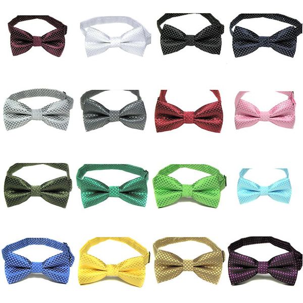 

boy new good quality bowtie for men women banquet wedding party groom bow tie butterfly knot black red white mens bowties, Black;gray