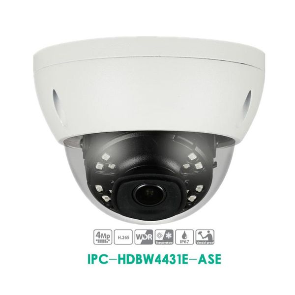 

4mp ir mini dome network camera ipc-hdbw4431e-ase ip camera ip67 waterproof poe