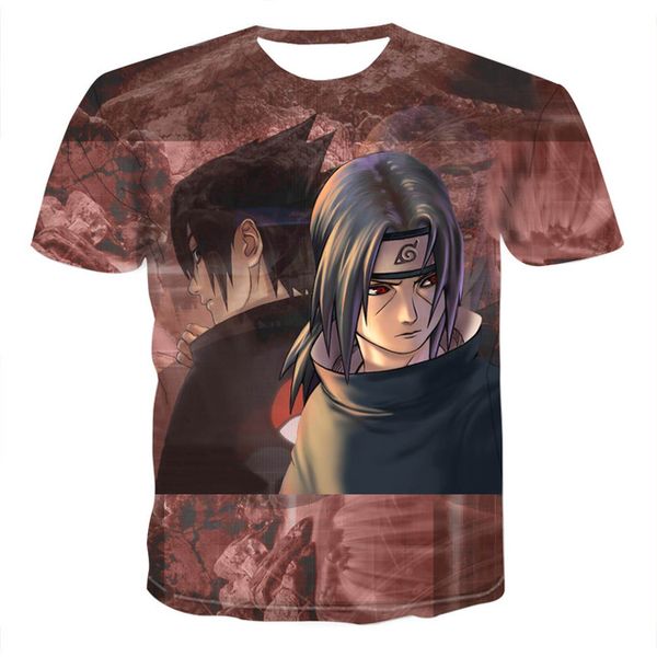 

male anime naruto new product clown black 3d print shirts graphic graphic humor men clothing
