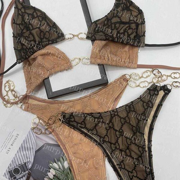 

jacquard bikinis fashion classic chain ornament women swimsuits 3 colors charm swimsuit bikini set beachwear, White;black