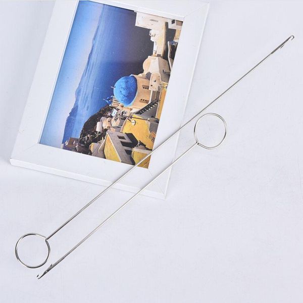 

stainless steel sewing loop turner hook needle embroidery diy needlework tools, Black