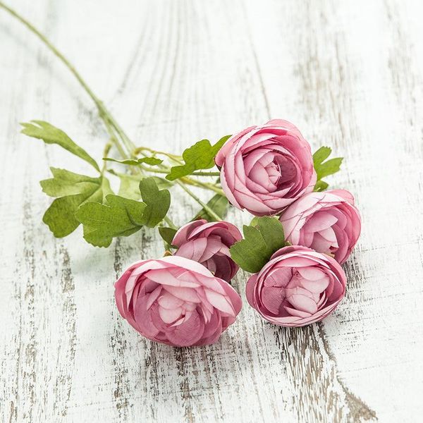 

artificial flowers floral camellia spring room decor wedding peony bouquet1