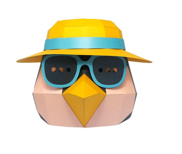 

paper penguin costume holiday cosplay 3d on diy papercraft model mask christmas halloween prom party gift