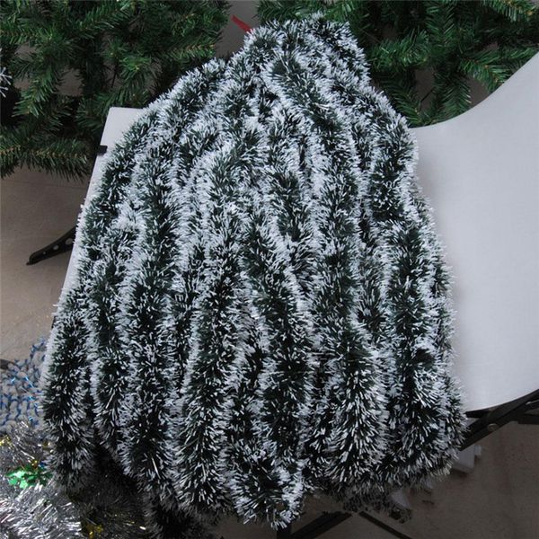 

2м длинные garland мишура ленты рождественская елка висячие украшения главная yard декор для рождественской вечеринки новый год украшение wm