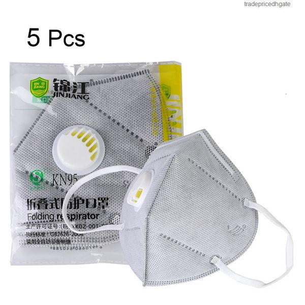 

folding stock 5/10pcs vertical kkf94 nonwoven in valved dust 2.5 mouth with valve gauze haza mask 1kvjj