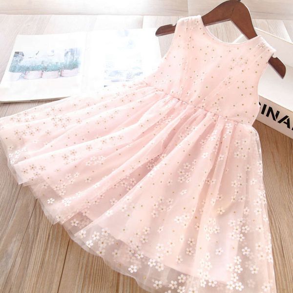 

color 332873 spring new product ~ 2 girl's small flower svels baby drs cbz, Red;yellow