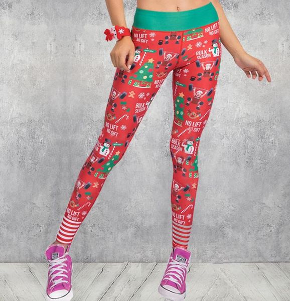 

christmas legging women sports pants fashion cosplay running yoga joggers trendy novelty womens dance pants festival wholesale, Black;white