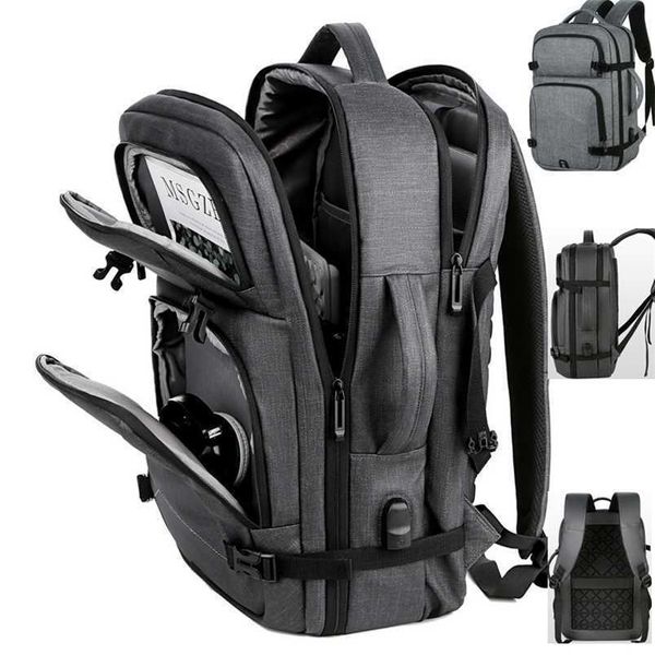 Großer Business-Rucksack für luxuriöse Herren und Damen, 15,6 Zoll