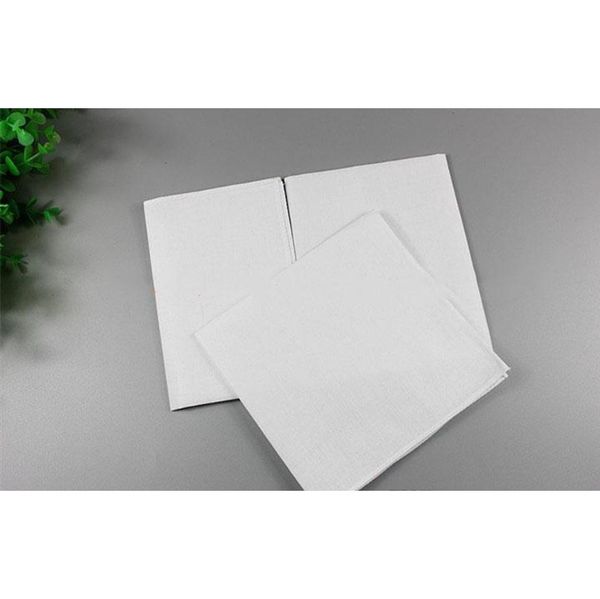 

pure white hankerchiefs 100% cotton handkerchiefs women men 28cm*28cm pocket square wedding plain diy p jllrbx xmh_home