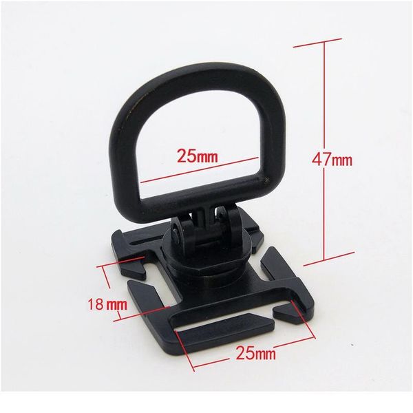 

20pcs plastic rotatable d ring molle tactical backpack buckle clip carabiner strap swivel buckle hooks webbing locking a qylunh