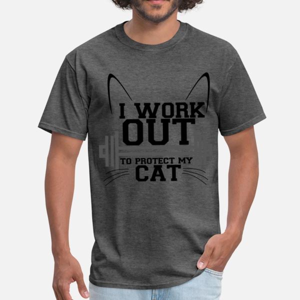 

i workout to protect my cat t shirt funky print trendy tracksuit hoodie sweatshirt