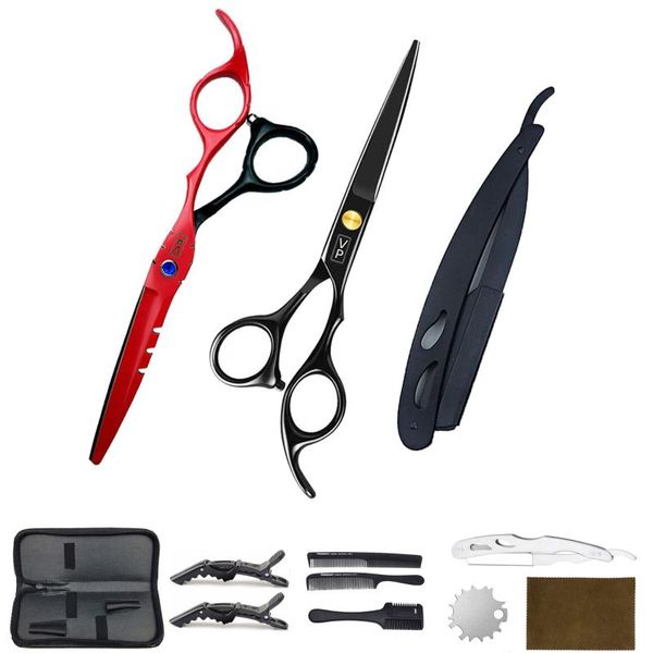 

6 «» 17см jp 440c barber стрижка набор ножницы для парикмахерской резки ножницы филировочные ножницы профессиональный набор для волос
