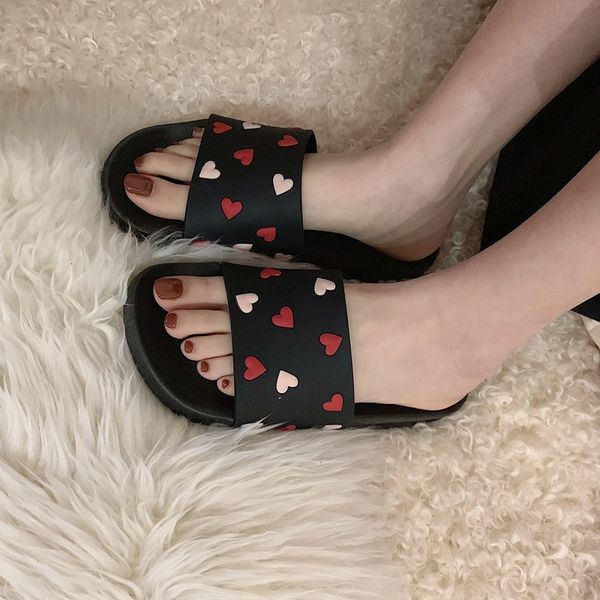 

2021 women shoes beach slippers indoor home bathroom slippers slides summer shoes flip flops outdoor lady non slip #it5j, Black