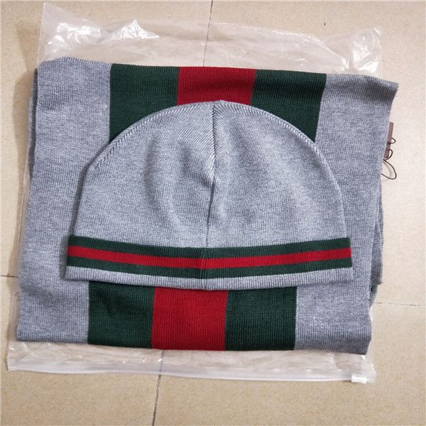 

brand высокого качества мужская и женская дизайнер шарф hat горячая европейская лидирующий наборы шляпы шарфы brand hat шарф наборы модные а, Blue;gray