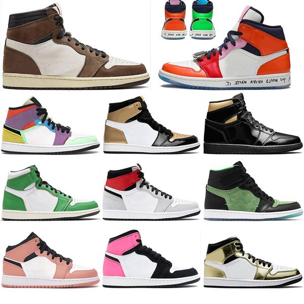

2021 new jumpman 1 1s basketball shoes for women men high og unc to chicago light smoke grey twist mens womens sport sneakers