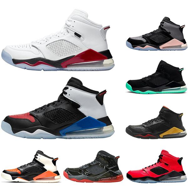 

2021 fashion high cut men basketball shoes leather stitching green glow flre red citrus outdoor mens trainers sport sneakers 40-47