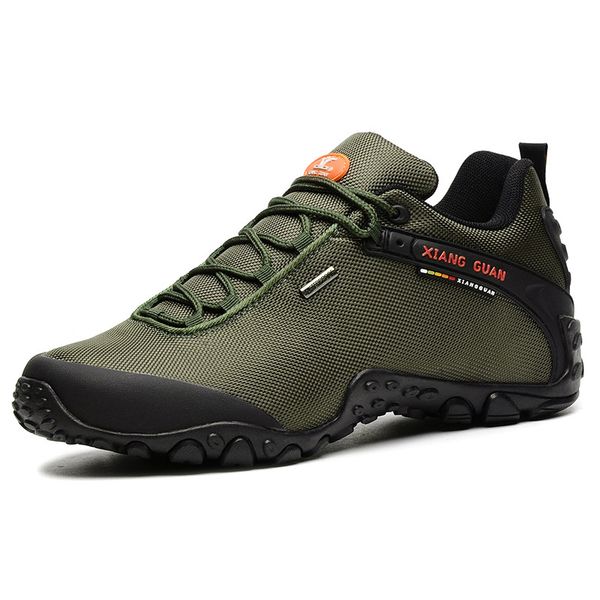 

new men hiking shoes non-slip breathable trekking walking sneakers outdoor mountain climbing boots mens trainers