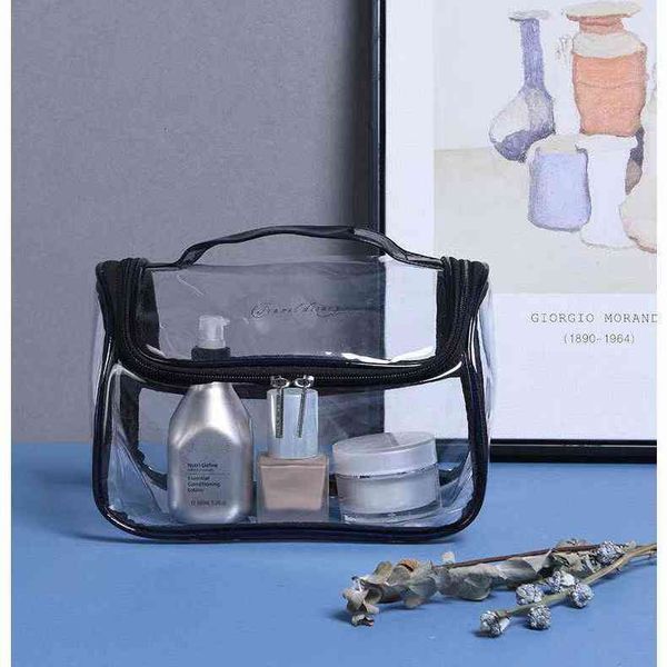 

cosmetic bags handbags pvc transparent travel wash large capacity women's storage