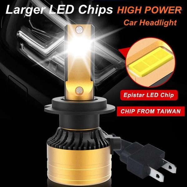 

car headlights larger led chips h7 headlight bulbs high power h1 h3 canbus h11 easier installation 9005 9006 h4 unilateral wire driver1