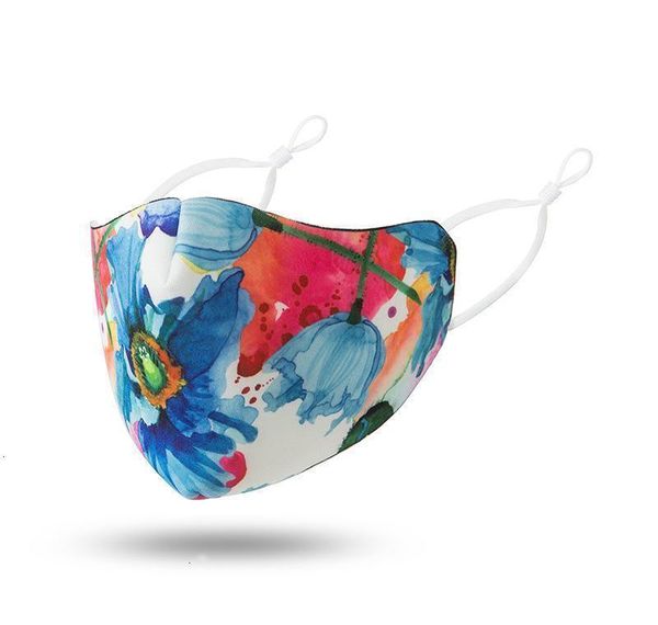 

fashion mouth anti facemask adjustable dust leaf sky starry green mask flower face fog reusable soft masks uy2008 iwtnf