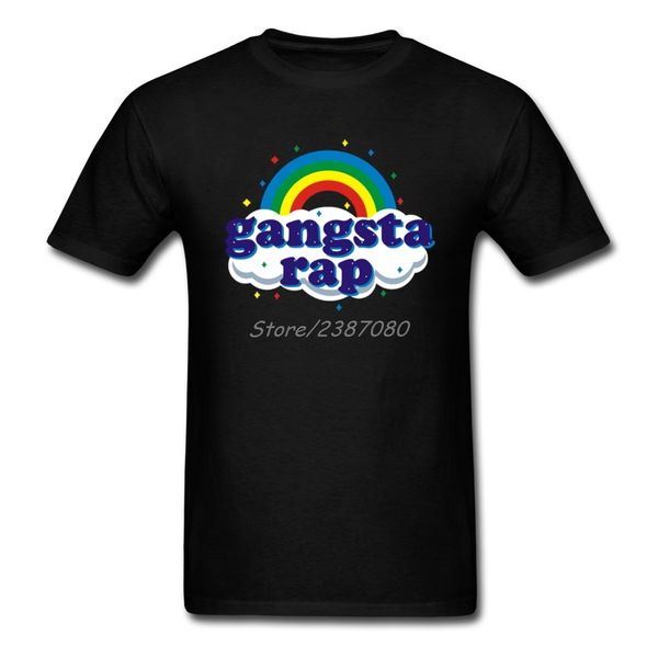 

gangsta rap rainbow t shirt 3xl custom short sleeve tshirt men new selling mens t shirts sport hooded sweatshirt hoodie