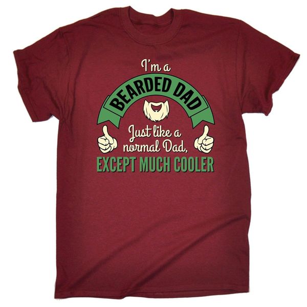 

im bearded dad except much cooler t-shirt beard dad fathers birthday funny gift light sport hooded sweatshirt hoodie