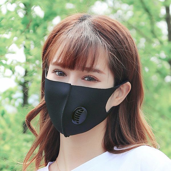 

valve fashion face dustproof haze-proof breathable breathing protective mask men and women washable reusable c