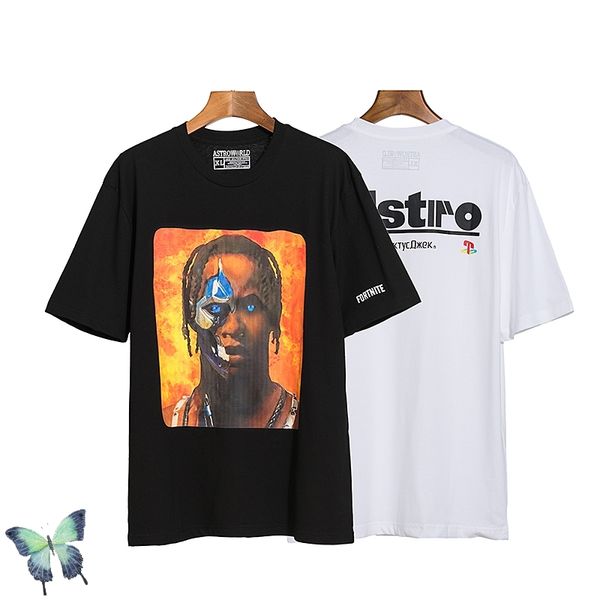 

2021 new robot 3d printing t shirt men women trendy t-shirt tees zi0k, White;black