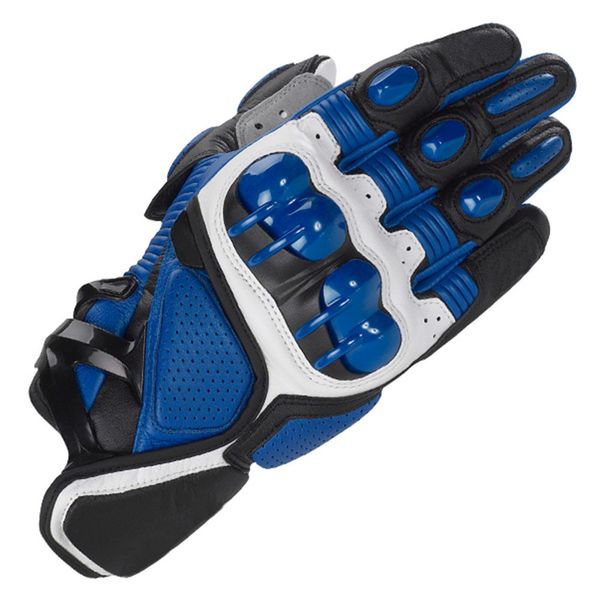 

motocross atv bike riding motorcycle mens red star s1 racing leather gloves, Blue;gray