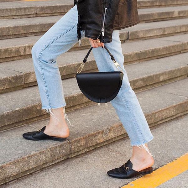 

luxury ladies half moon saddle bag vintage alligator leather crossbody bags fashion wide strap shoulder bag small round handbag