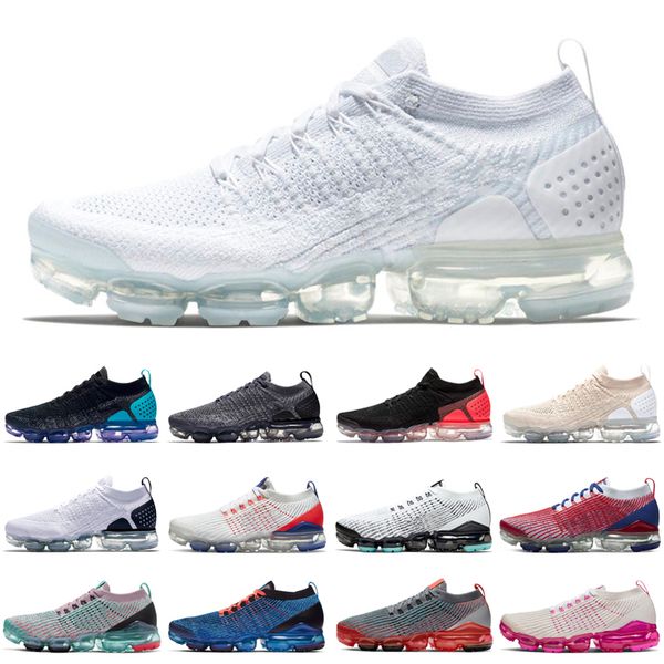 

fashion fly triple white 3.0 knit 2.0 men womens running sports shoes punch oreo laser orange light cream racer blue trainers sneakers