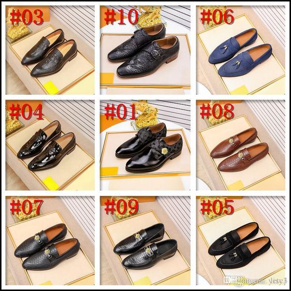 

q4 wedding dress shoes luxury men oxfords male patent leather formal business shoes for men zapatos homme 33, Black