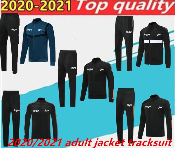 

2020 / 21 black and white team, zebra jacket suit, ronaldo jacket suit. sportswear, windproof, Black;yellow