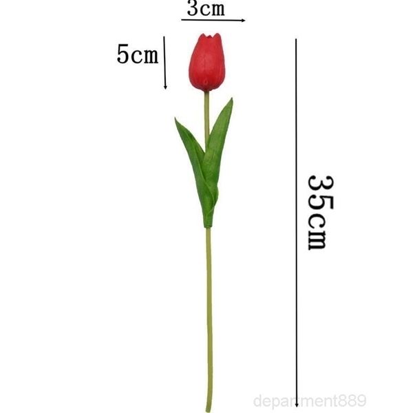 

a-34cm pu tulip flower bride bouquet artificial plant party wedding decorative fake flowers 20pcs/lot