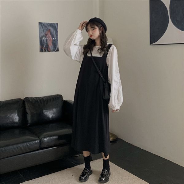 

сними и универсальная футболка с длинным рукавом твердый случайный ремень сыпучие и универсальный длинный чулок подвеска skirtsling строп юб, Black;gray