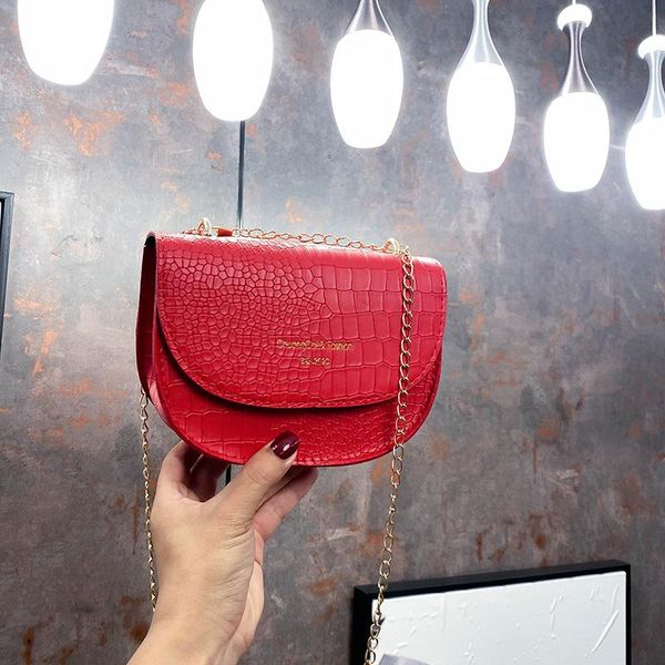 

2020 new bag small bag ladies personality mini messenger crocodile fashion shoulder