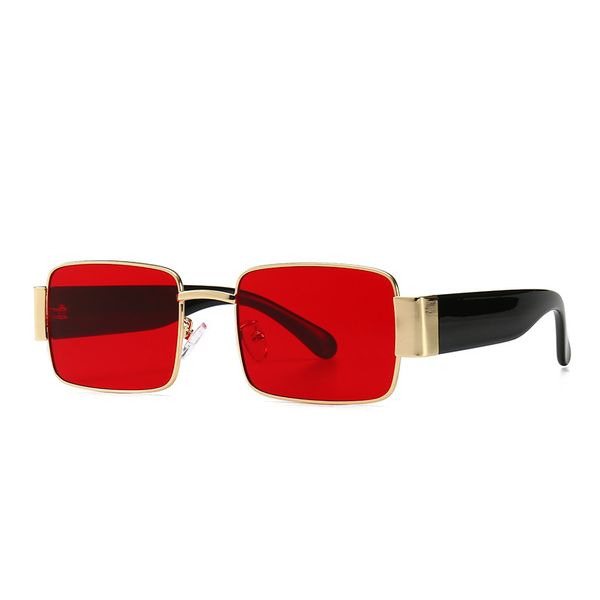 

2020 new modern retro square light frame brand sunglasses summer sunglasses carved shelf ig fashion celebrity sun glassess, White;black