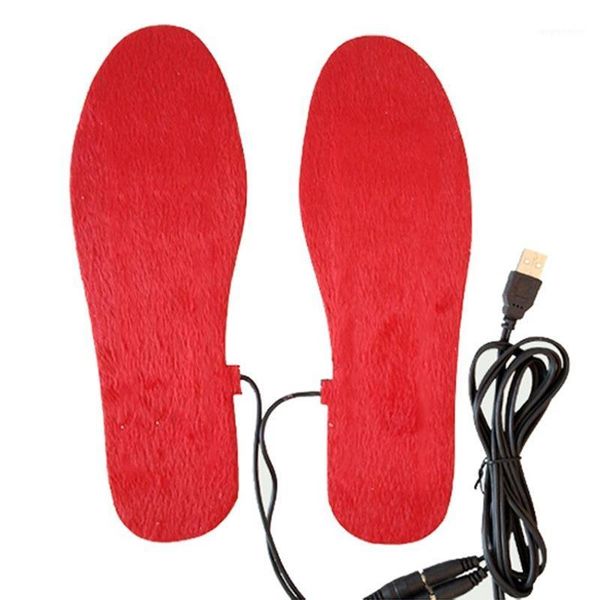 

electric heated insoles shoes boots foot feet warmer pad cushion h91 materials, Black