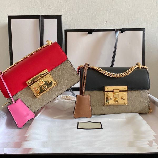 

classic designer lady fashion crossbody bag letter handbags women flap padlock bags 2021 women shoulder bags