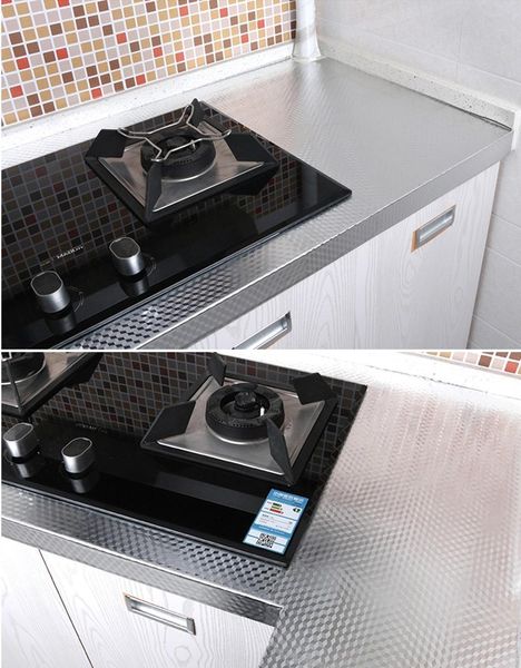 

self adhesive pvc wallpaper for kitchen walls oil-proof waterproof peel and stick contact paper home decor removable wall murals bbyqieq