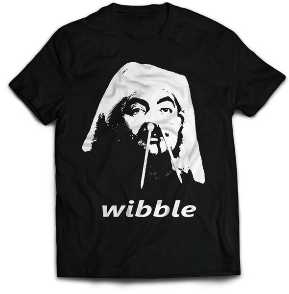 

sport black adder t-shirt wibble 80's retro funny t shirt new 2019 summer men o neck short sleeves muscle men men's t shirts