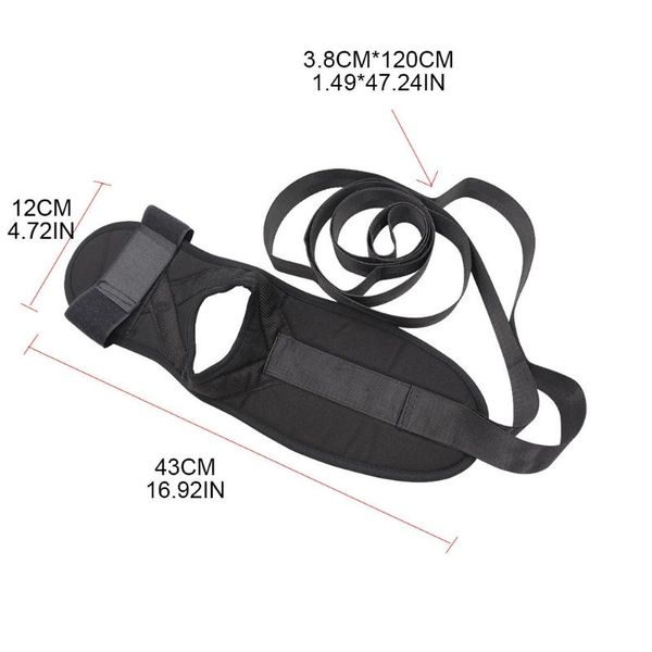 

yoga strap stretch bands leg lacing belt fitness exerciser assisted stretcher k1mb