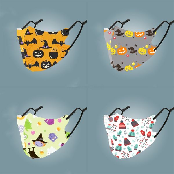 

funnyprective print riding con cubrebocas mask ultraviolet washable hfiguras running proof mask bike cartoon face#698, Black